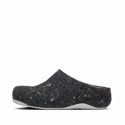 Fitflop Women's SHUV Felt Clogs - Grey, GQ0234867
